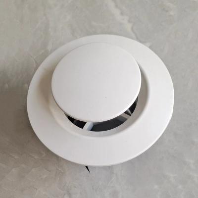 Snap On Plastic Air Round Vent Cover / Outlet Cover With Insect Prevention And Weather Resistance
