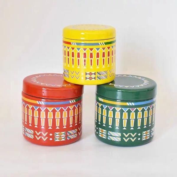 Enamel Carbon Steel Tableware Sets Displaying Classic Middle East Pattern