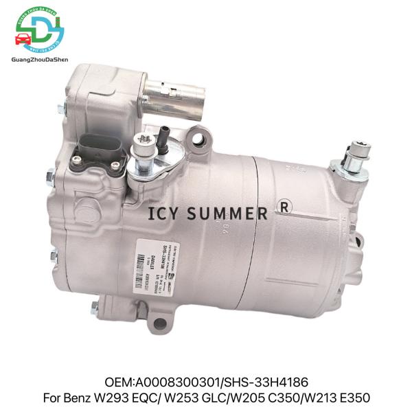 Compresor de CA de Mercedes-Benz EV A0008300301 SHS-33H4186 para el W293 EQC y el W253 GLC
