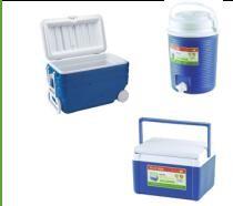 Comfortable Handle Ice Cooler Box 619×358×383 Mm  , Camping Cooler Box With Wheels