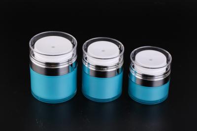 Os frascos de creme cosméticos mal ventilados da parede do dobro de UKPACK luxuosos para compõem