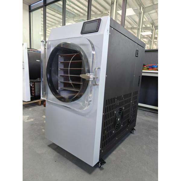 Medium home freeze dryer machine featuring refrigeration system Danfoss Compressor designed for food preservation and storage
