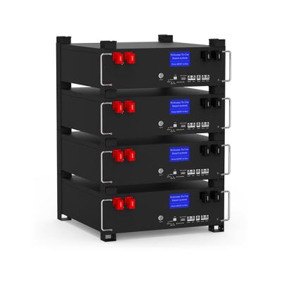 51.2V 5Kwh Solar LFP4 AKKU Lithium Ion Battery Pack 48V 100Ah LiFePO4 Battery