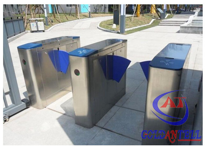 IP54 Weatherproof Personnel Access Gate Low Power Consumption Turnstile for SME Office and Industrial Perimeter CE