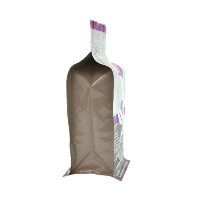 PLA +PBAT стоит вверх Gusseted мешок, прокатал бумажные мешки 200microns Kraft