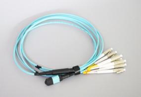OD3.0mm 8 Core MPO/MTP Female Fiber Optic Patch Cord