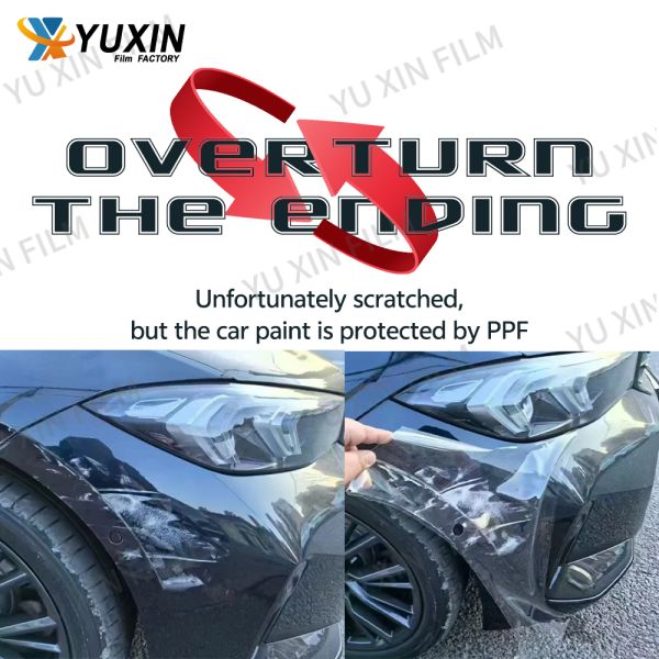 Glossy TPU Armor Paint Protection Film Premium Quality Repairable Car PPF