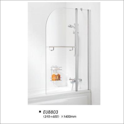 Tela de vidro do banho do estilo europeu com certificação moderna do CCC do CE da porta do pivô