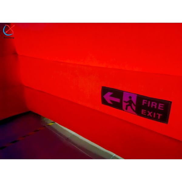 Commercial Fire Safety Themed Inflatable Fire Escape Maze for Kids Educational Events