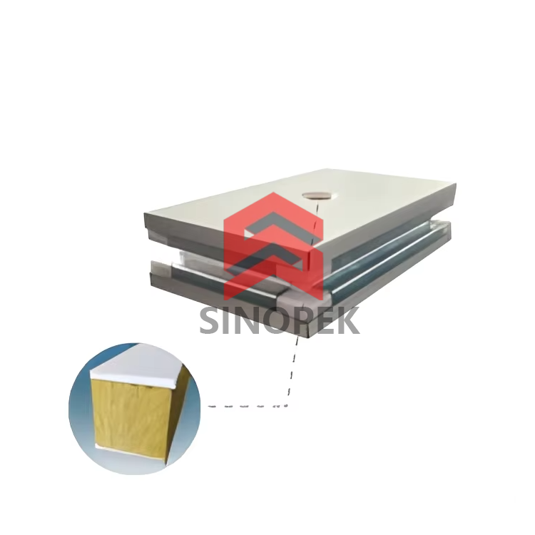Handmade Gypsum Rockwool Cleanroom Panel | Single/Double Sided | Class A Fireproof