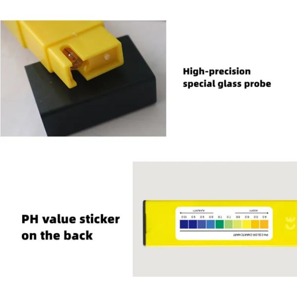 Power Supply 2*1.5V LR Button Battery PH Meter High Precision Water Tester for Lab