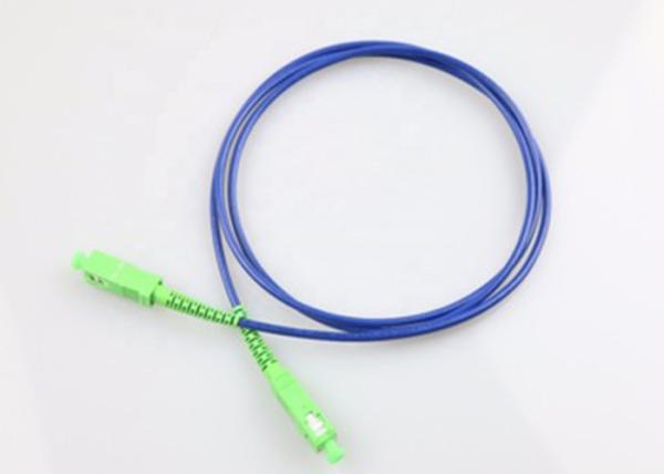 FTTH FTTB FTTX Dia3.0Mm Sc Apc Fiber Jumper / Simplex Fiber Jumper Cable