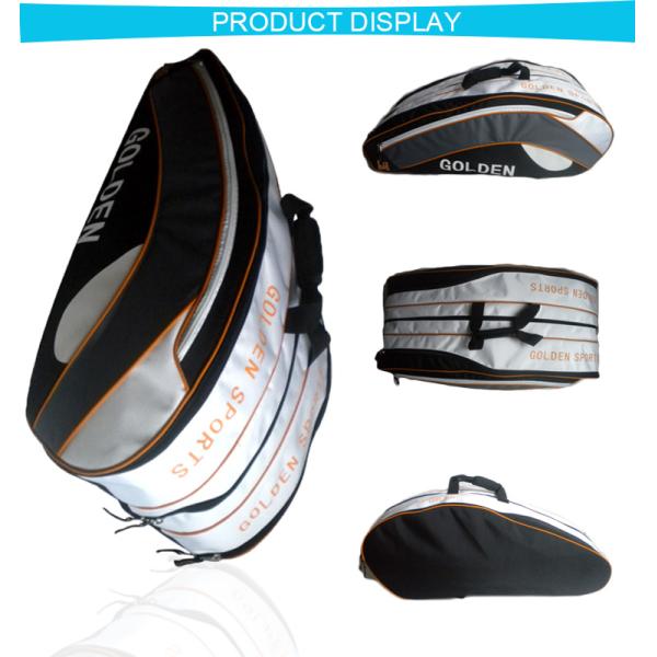 Taille faite sur commande de sac de raquette de tennis d'hommes extérieurs/de sac 70x60x20 cm gymnase de sports