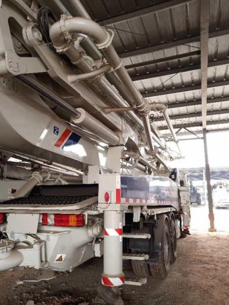 caminhão concreto do crescimento do chassi de 52m Actros 4141, equipamento de construção concreto 150M3/H