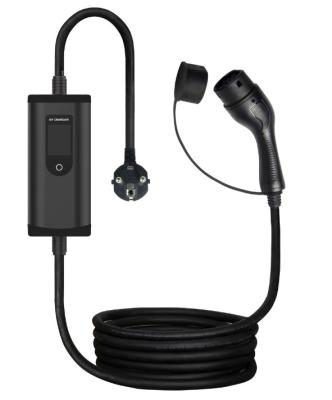 Electric Car 32A 7Kw TYPE 2 Ev Charging Station Portable Ev Charger With Screen Adjustable