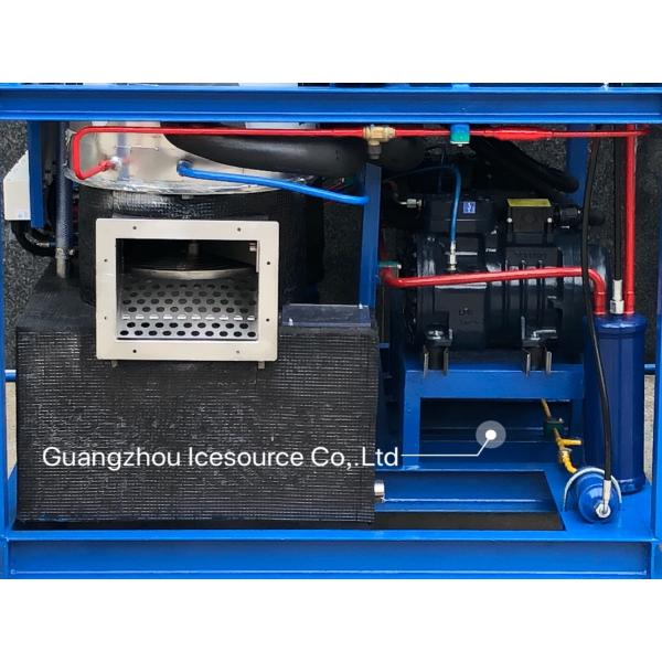Машина трубки льда емкости нержавеющей стали 5000кг ежедневная с ящиком льда 500кг