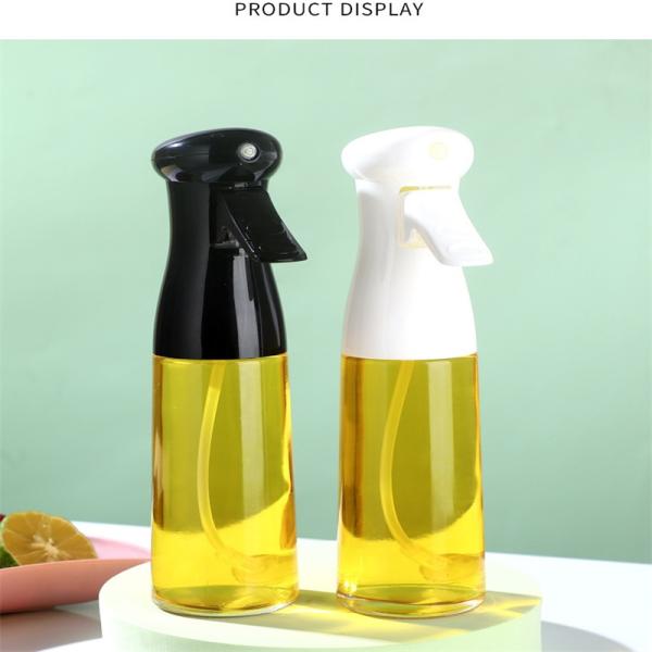 Portable BBQ Kitchen Calcium Sodium Glass Olive Oil Sprayer Atomized Spray Oil Bottle