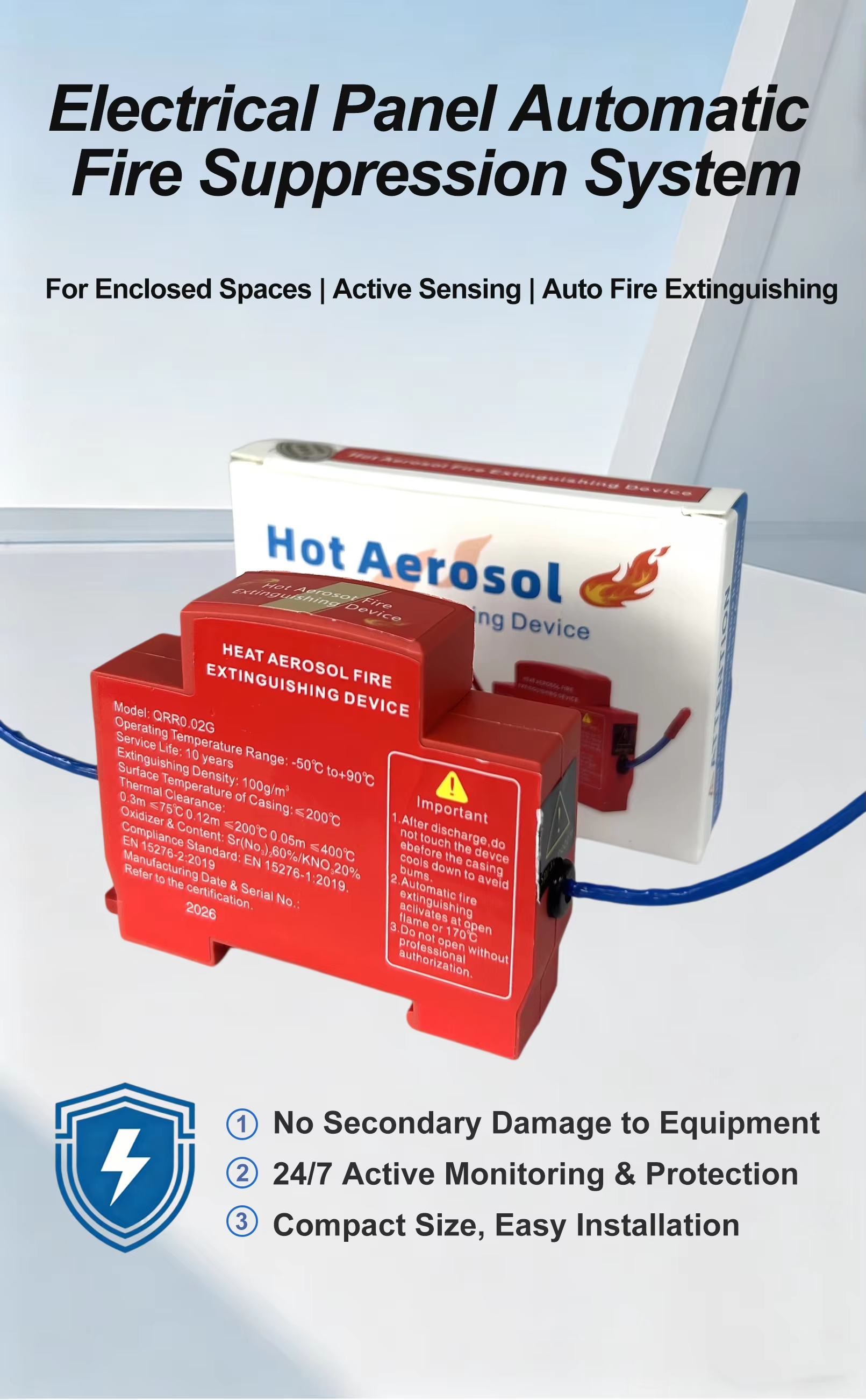 Distribution Cabinet Fire Protection Equipment Fire Extinguisher Electricity Box