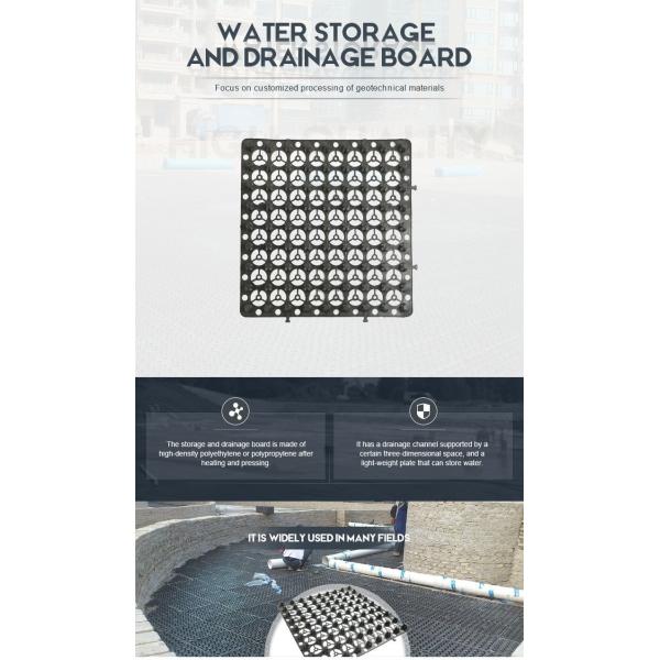 Система крыши зеленого цвета дома доски мембраны дренажа сада пластиковая Dimpled