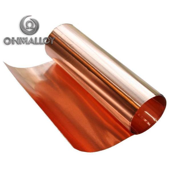 Beryllium Metal Copper Strip Foil CuBe2 QBe2.0 Alloy Strip