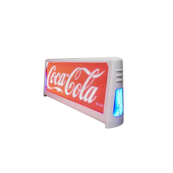 Outdoor P5 Taxi Top LED Display Integrated Aluminum Casting Mold Car Roof Billboard