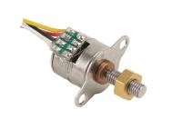 motor deslizante elétrico pequeno de motores 10mm PM da C.C. 18ohm micro com ângulo da etapa do parafuso movimentador 18°