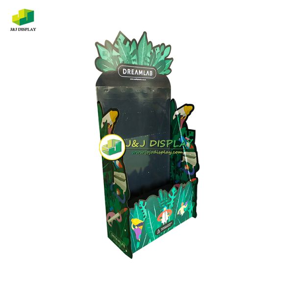 Customizable Color POS Cardboard Display Stand 100% Recyclable Retail Display Stand