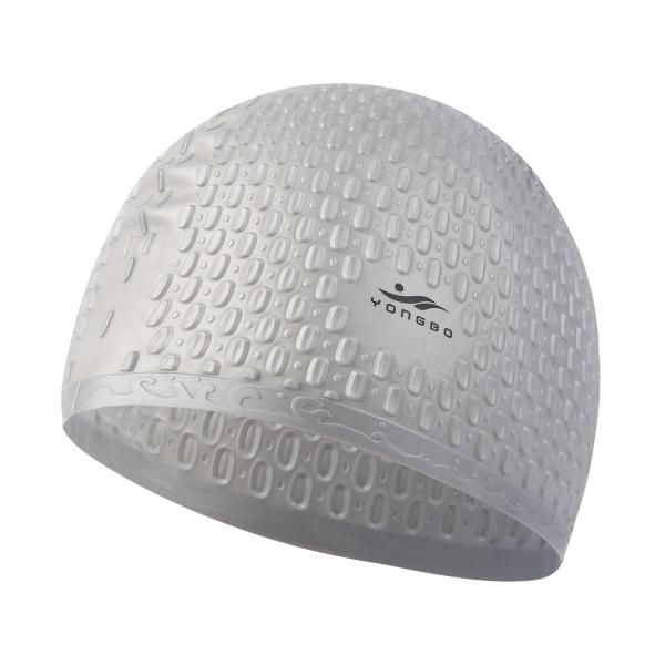 Copozz Silicone Waterproof Men Women Swimming Swimming Cap for Long Hair Hat Cover Ear Bone Pool