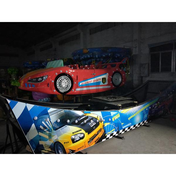 380V Commercial Kiddy Ride Machine , Cool Seacrest County Racing Car Simulator
