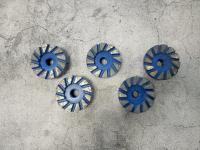 Para fora rodas de moedura do diamante do copo do turbocompressor do diâmetro 50mm para a pedra ou o concreto
