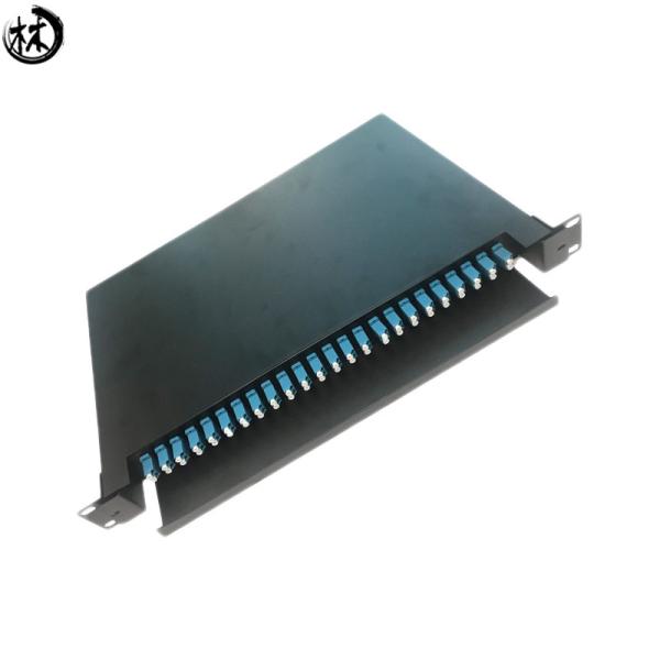 19 Inch 24 Port Fiber Optic Patch Cord Rack Mounted Drawer Style FTB-24SC/APC