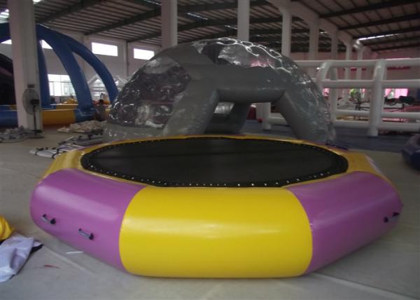 Outdoor Lake airtight inflatable water trampoline  Sealed Waterproof Water bouncer float for sale