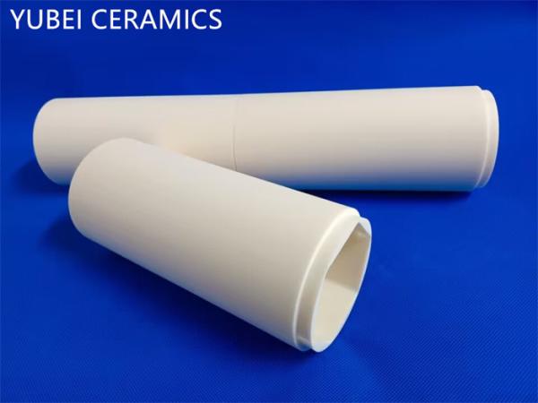 Inner Hexagon Alumina Ceramic Pipe Wear Resistant Size Customized