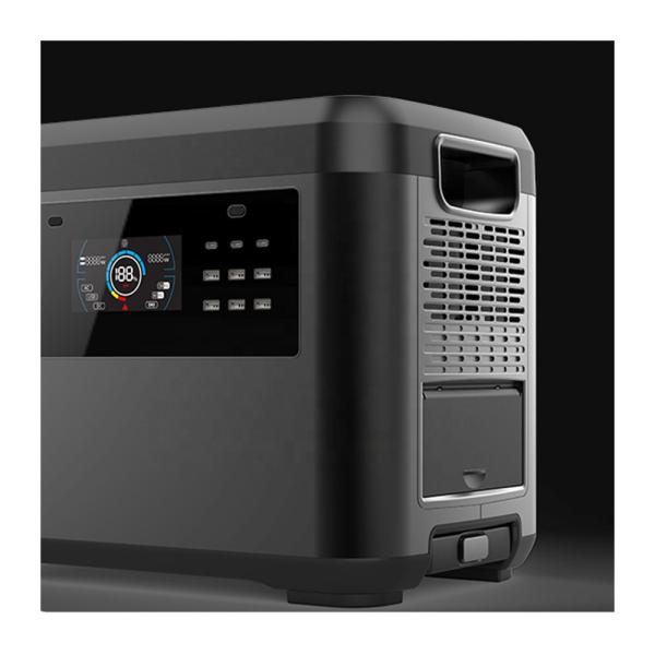 Rechargeable Generator 110V 220V Fast Charging AC DC 2000W 2400W Portable Power Station 3600W