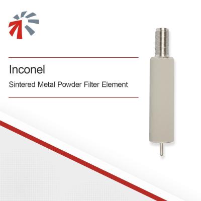 Customized Filtration Inconel Sintered Metal Powder Filter Element with 0.1um Rating