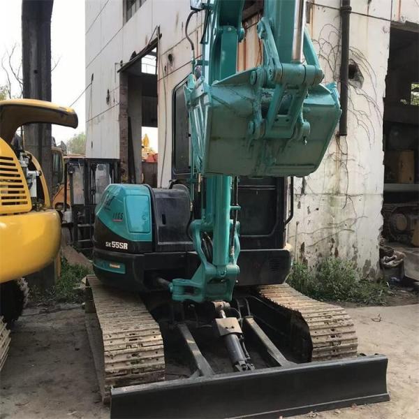 1850 Working Hours KOBELCO SK55 Crawler Excavator Digger For Construction Machinery