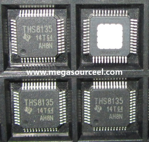 THS8135PHP - Texas Instruments - TRIPLE 10-BIT, 240 MSPS VIDEO DAC WITH TRI-LEVEL SYNC AND VIDEO (ITU-R.BT601) COMPLIANT