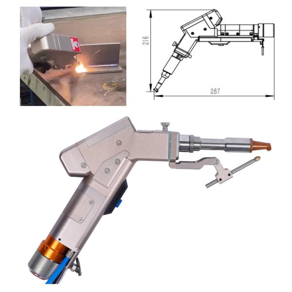 Máquina de soldadura refrigerada por aire de 2000W para soldar acero inoxidable / acero y aluminio