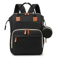 Sac à dos multi de couche-culotte de maman de fonction avec le sac infantile changeant de couche-culotte de bébé de lit