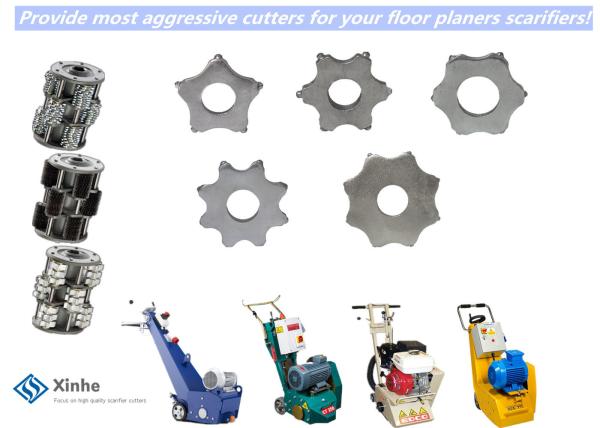 Cortadores concretos da substituição do Scarifier dos acessórios 6pt do Scarifier de Blastrac em Scarifiers automotores