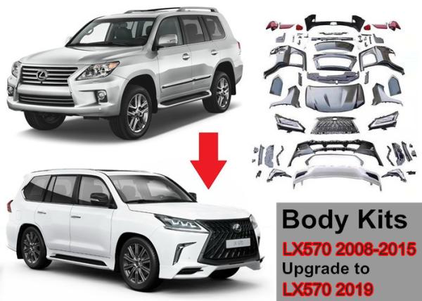 Black Lexus Body Kits Facelift For LX570 2008 - 2015 , Upgrade To LX570 2019