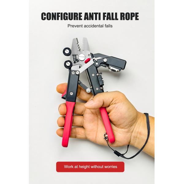 FONGKO Multifunctional Optical Fiber Stripping Pliers Fiber Optic Cable Cutter