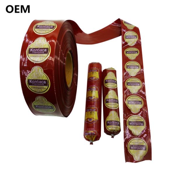 Kingred Customized OEM Brand Logo Printing Food Grade PVDC Sausage Covers China