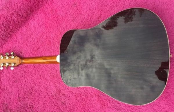 Sunburst Chibson J45 deluxe acoustic guitar Real Abalone Inlays rosewood body J45 electric acoustic guitar