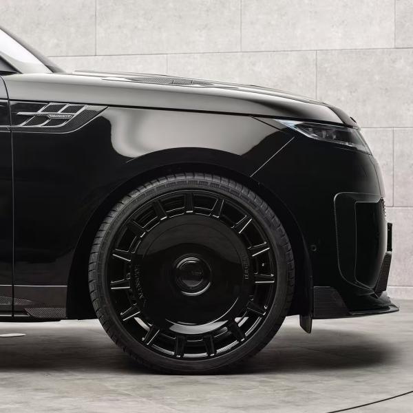 2023 Réparation Discovery Sport Body Kit MSY Style Spoiler à lèvres en fibre de carbone