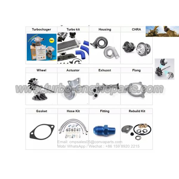 TD08H-31M Engine Parts Turbochargers 114400-4441 49188-01831 ZX450-3 6WG1X Turbo