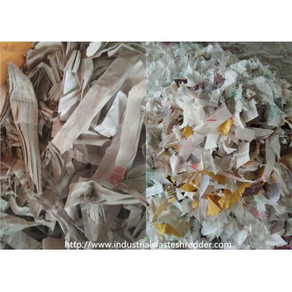 Rotary Twisted Blades Sack Industrial Waste Shredder