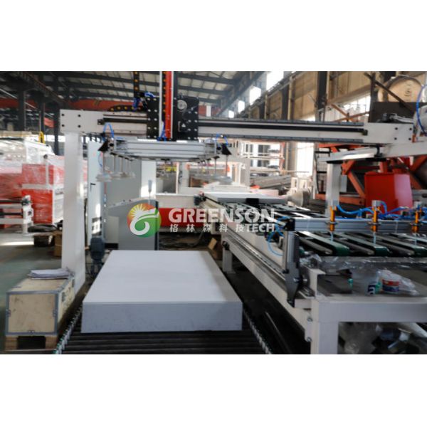 High Efficiency Dust Free Cutting Gypsum Board Slitting Machine For 100mm Wide Slats