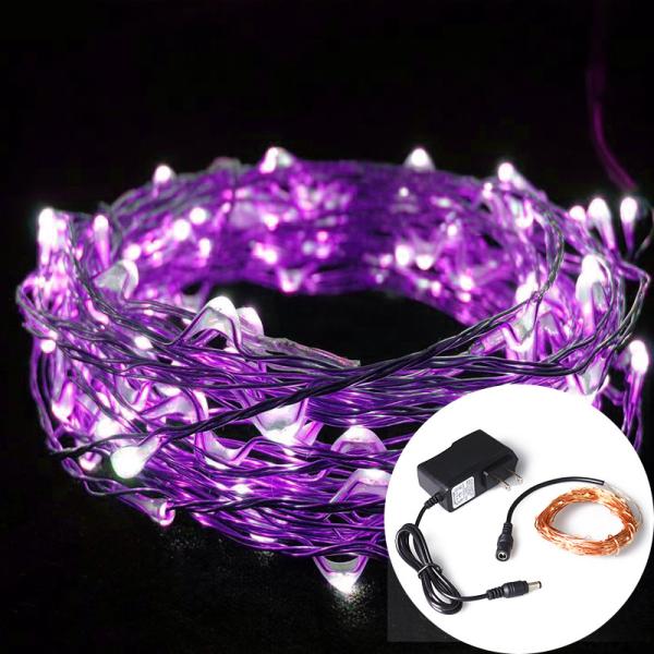 DC Powered Multi-Color 10m LED String Lights For Christmas, Party, Festival Decoraction