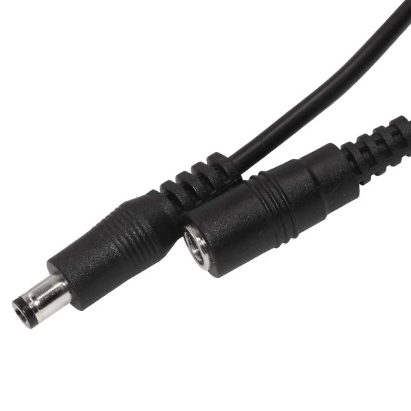 DC Male Plug to Tinned Wire Pigtail Cable 5.5x2.1mm for 12V Power Supply